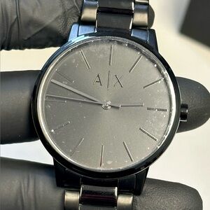 Armani Exchange Cayde AX2701 Minimalist Black Stainless Steel 42mm Watch